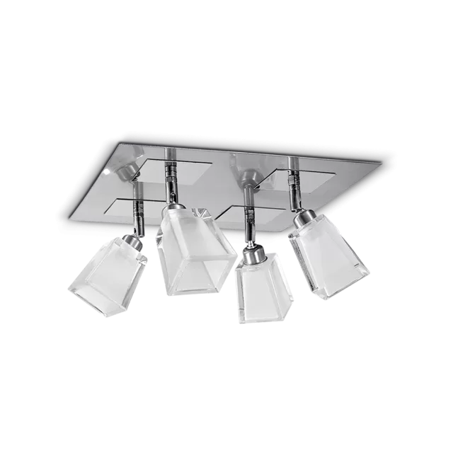 APLIQUE G-9 4L CUADRADO 28X28 CUBETO
