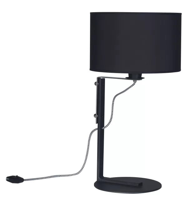 LAMPARA DE MESA NEGRO MICRO BASE Ø23CM