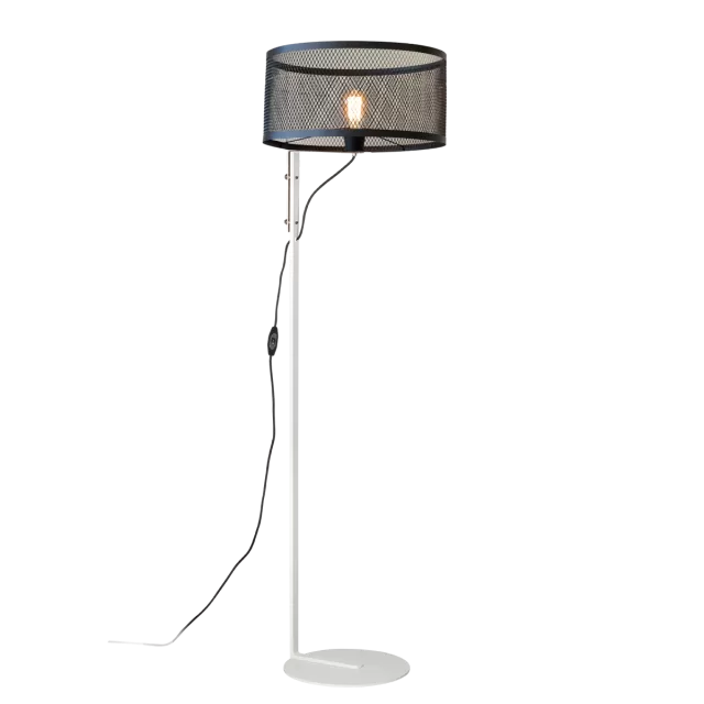 LAMPARA DE PIE BLANCO MICRO BASE Ø32CM