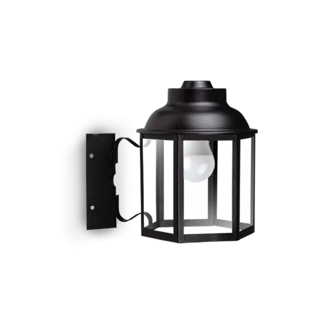 FAROL HEXAGONAL CON FIJACION ESQUINERO