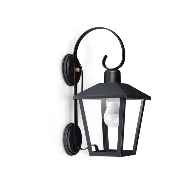 FAROL TRAPEZOIDAL CON MENSULA COLONIAL FIJA