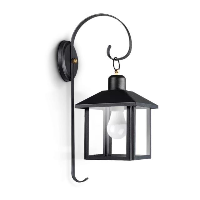 FAROL RECTO CON MENSULA Y ARO MOVIL