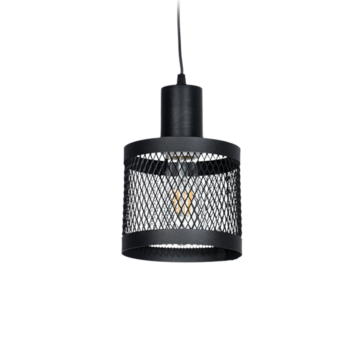 COLGANTE 1L CON PANTALLA DE MALLA METALICA
